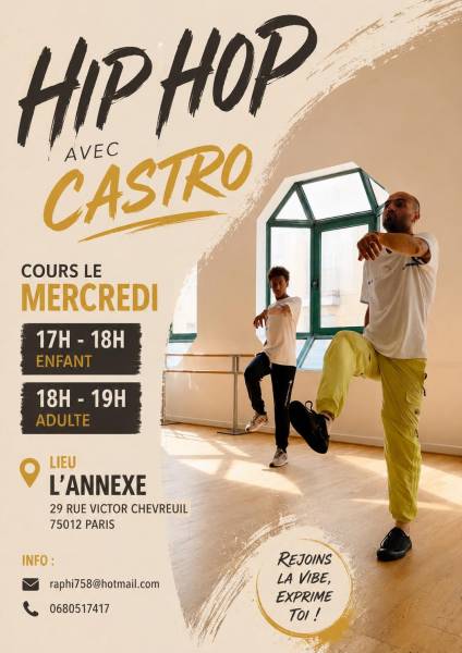 Planning L'Annexe : espace danse forme et bien être 29 rue Victor Chevreuil 75012 Paris saison 2025/2026