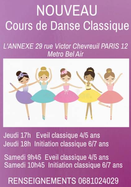 Inscrivez votre enfant à nos activités pour les enfants de 4 à 6 ans à Paris 12ème - Saison 2026-2027