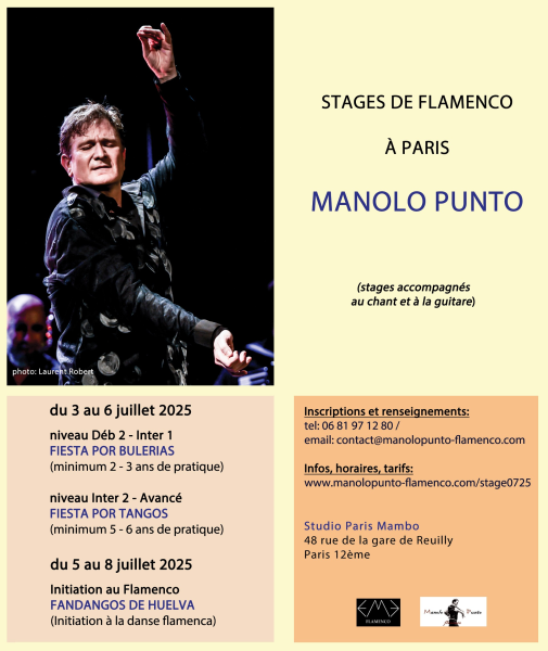 Réservez votre prochain stage de danse ou bien-être à Paris 12ème avec le planning des stages saison 2024-2025
